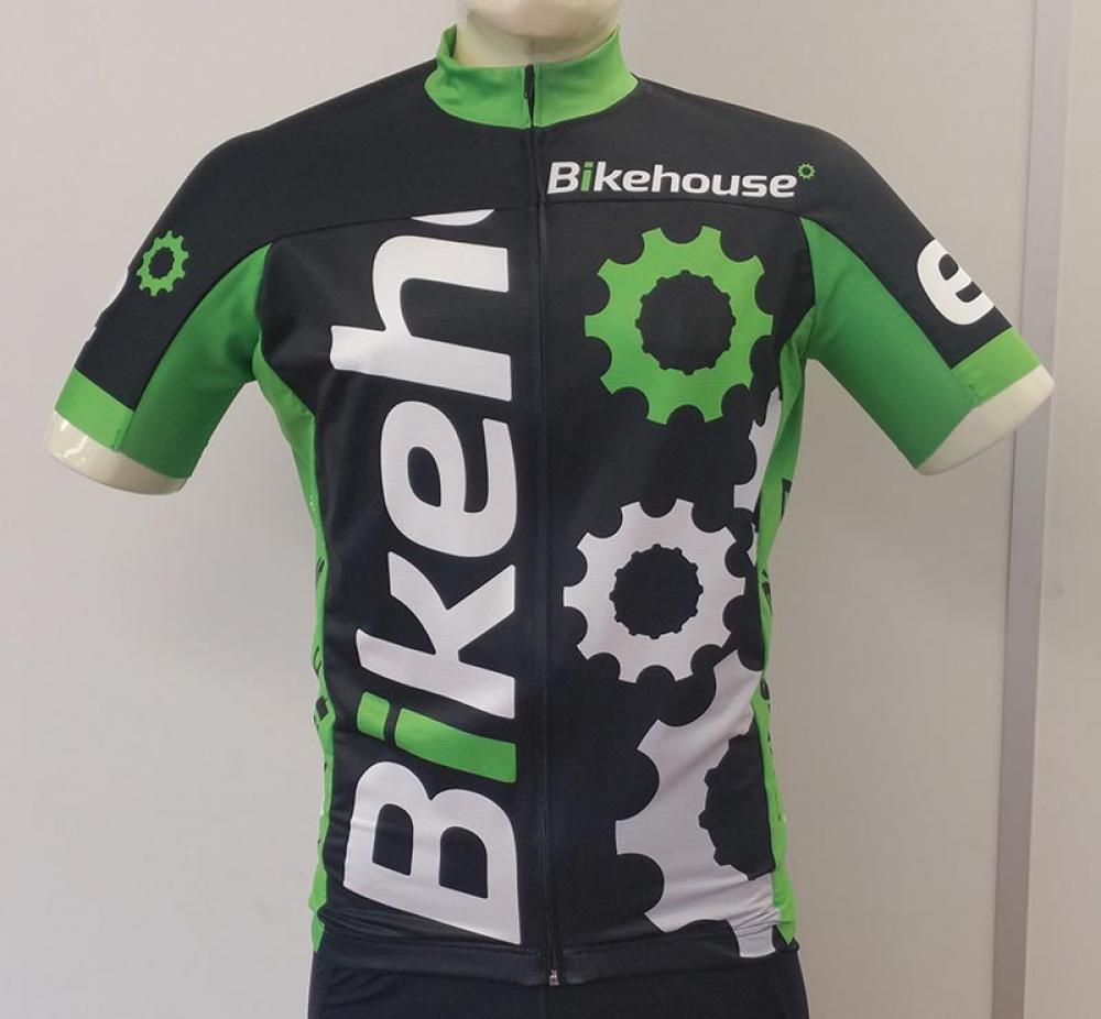 Bikehouse Trikot kurzarm schwarz/grün L